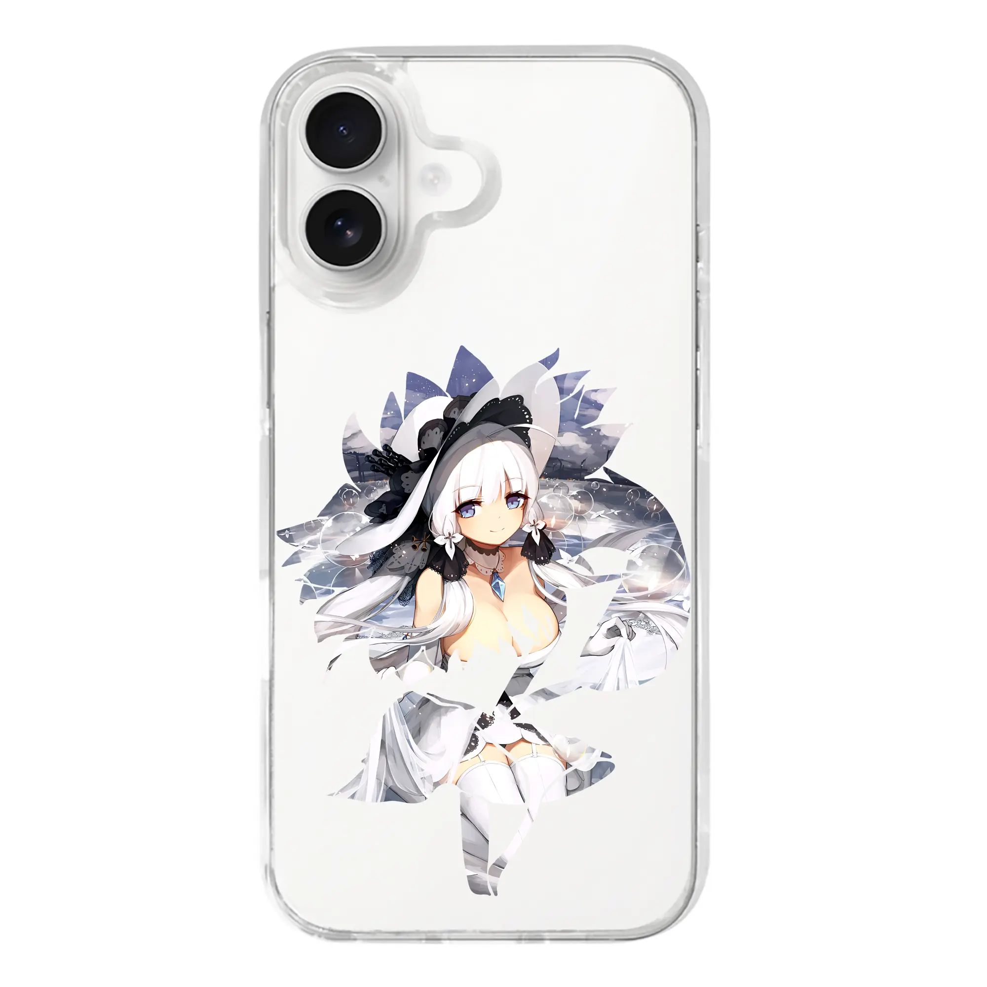 アズールレーン グッズ,イラストリアス - iPhone 17シリーズ 透明スマホケース – 薄型・耐衝撃・精密フィット保護カバー